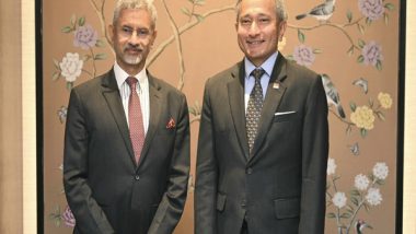 World News | Jaishankar Meets Singapore Foreign Minister, Discusses Regional, Global Developments