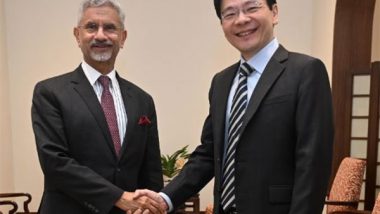 World News | EAM Jaishankar Meets Singaporean PM Wong, Talks on Advancing Technology and Industrial Partnership