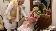 India News | PM Modi Meets L K Advani on 97th Birthday, Hails His Contribution in Nation's Development