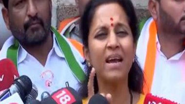 India News | Supriya Sule Alleges Sitting MLA Sunil Tingare Sent Notice to Sharad Pawar for Speaking on Porsche Case