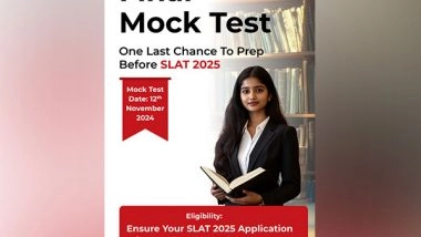 Business News | Official SLAT 2025 Mock Test: Final Practice Opportunity for Aspiring Law Students