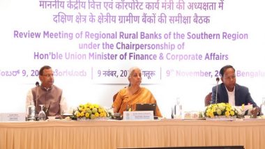 Business News | Nirmala Sitharaman Reviews Performance of 10 RRBs of Southern Region