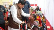 India News | MP: CM Yadav Distributes Motorised Tricycle, Laptops to Specially Abled Persons in Indore