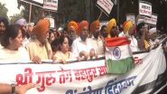 World News | Delhi: Hindu Sikh Global Forum Protest Against Temples Attacks in Canada, Condemn Separatist Ideologyagainst Canada Temple Attack by Hindu Sikh Forum Calls for Unity