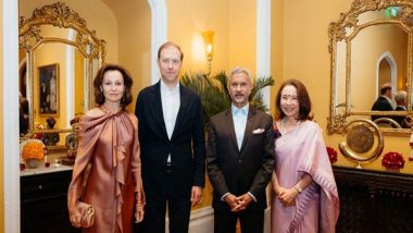 World News | EAM Jaishankar Welcomes Russian Deputy PM Denis Manturov to India