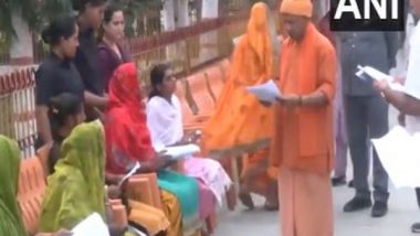 India News | UP CM Yogi Holds 'Janata Darshan', Performs 'gau Seva' at Gorakhnath Temple