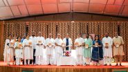 Business News | Dr. Dinesh Shahra's Inspiring Visit to Pune's Art of Living Triveni Ashram: A Tribute to Spirituality and Service