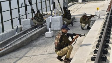 India News | J-K: Security Forces Conduct Mock Drill at World's Highest 'Chenab Rail Bridge' in Reasi