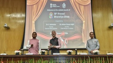 World News | Invitation to Action: EAM Jaishankar Launches Website for 18th Pravasi Bharat Diwas