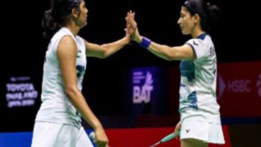 Sports News | Kumamoto Masters Japan 2024: India Duo Treesa-Gayatri Crash out in Opening Match of Women's Doubles Event