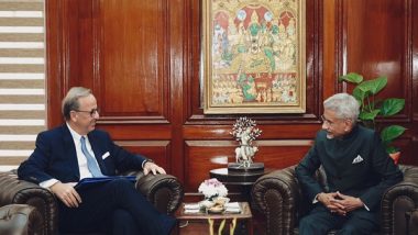 World News | Jaishankar Meets Italian Ambassador Bartoli, Discuss India-Italy Strategic Partnership