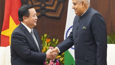 World News | Vietnamese Delegation Calls on Vice President Jagdeep Dhankhar