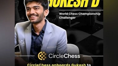 Business News | CircleChess Onboards Gukesh to Transform the Chess Learning Ecosystem
