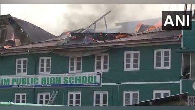 India News | J-K: Fire Breaks out at Muslim Public School Building in Srinagar; No Casualties