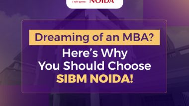 Business News | SIBM NOIDA Emphasizes Research and a Well-Rounded Campus Environment