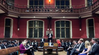 World News | British Hindus, Indians Movement Raises Concerns over Oxford Union Speakers on Debate of Kashmir; Cites Terror Links