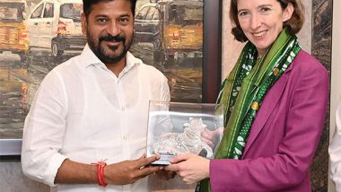 World News | British High Commissioner Lindy Cameron Meets Telangana CM Revanth Reddy