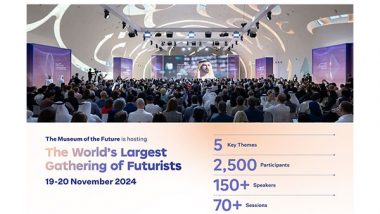 World News | Dubai Future Forum 2024 to Feature 70 Sessions, City-wide Activations Next Week