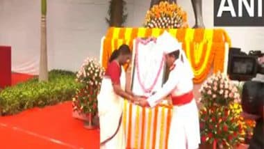 India News | President Droupadi Murmu and Vice President Jagdeep Dhankar Pay Tribute to Bhagwan Birsa Munda