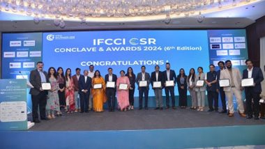 Business News | IFCCI Recognizes Impactful CSR Projects by Indo-French Companies at the 6th Annual CSR Conclave & Awards