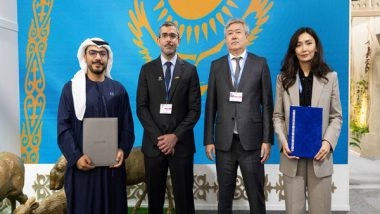 World News | Abu Dhabi Future Energy Co. Signs Power Purchase Agreement for Its 1GW Wind Farm in Kazakhstan