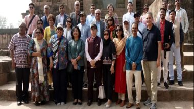 World News | Diplomats of 14 Countries Visit Sun Temple in Odisha