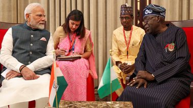 World News | PM Modi, Nigerian President Discuss Growing Strategic Partnership