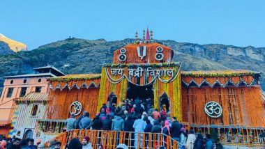 India News | Badrinath Dham Deities Begin Winter Sojourn, Worship to Continue in Pandukeshwar and Joshimath