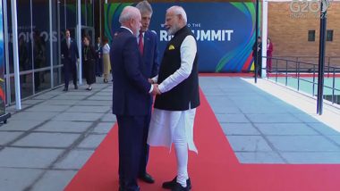 World News | Brazil President Lula Welcomes PM Modi at G20 Venue