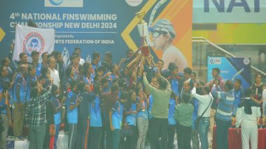 Sports News | West Bengal Wins Team Crown in 4th National Finswimming Championship