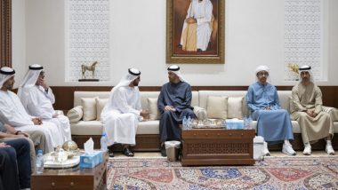 World News | UAE President Offers Condolences on Passing of Faris Al Mazrouei's Mother