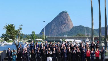 World News | PM Modi and Other World Leaders Pose for a Family Photo at G20 Summit