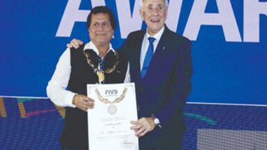 Business News | Achyuta Samanta Honoured With FIVB Grand Cross Award