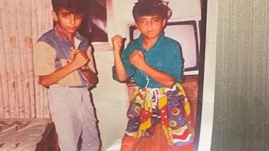 Entertainment News | Ayushmann Khurrana Shares Childhood Memories to Celebrate Brother Aparshakti's B'day