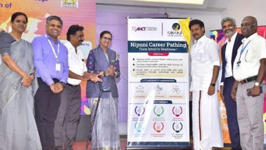 Business News | Minister Thiru. Anbil Mahesh Poyyamozhi Launches Avtar Group's 'Nipuni', Career Readiness Program for Girl Students in Colleges