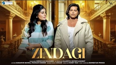 Business News | Poonam Shende and Karanvir Bohra's Heart-Wrenching Song Zindagi Out Now