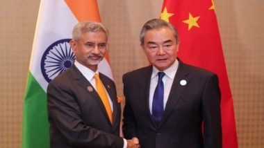 World News | Jaishankar and Wang Yi Discuss India-China Relations, Acknowledge Progress in Border Disengagement