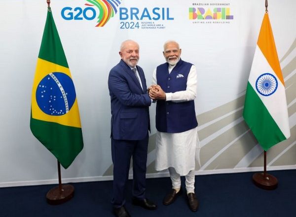 World News | PM Modi Meets Brazilian President Lula, Reaffirms Cooperation in Energy, Biofuels, Defence