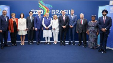 World News | G20 Reaffirms Commitment to Fighting Hunger, Promoting Sustainable Development, Reforming Global Governance