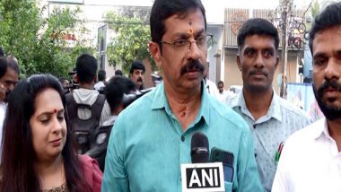 India News | Kerala: BJP Candidate C Krishnakumar Casts His Vote for Palakkad Assembly Byelection