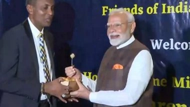 World News | Guyana: PM Modi Presented with 'Key to the City' of Georgetown