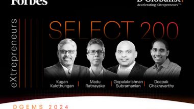 Business News | Scybers Recognized in Forbes India Select 200 - DGEMS 2024