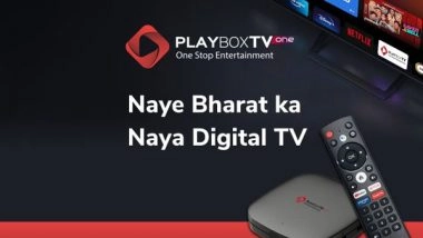 Business News | Contributing Towards Digital India: PlayboxTV Launches Flagship Android Box to Digitalize Cable TV Boxes into Connected TV Experience