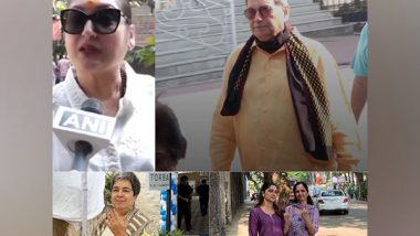 Entertainment News | Maharashtra Polls: Filmmaker Subhash Ghai, Sunita Ahuja, Sharvari Wagh, Others Cast Their Vote