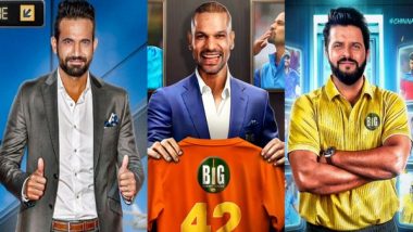 Sports News | Shikhar Dhawan, Suresh Raina, Irfan Pathan Set to Feature in Big Cricket League