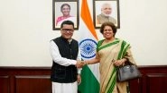 World News | MoS Margherita Thanks High Commissioner Senewiratne for Deepening India-Sri Lanka Ties