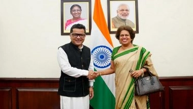 World News | MoS Margherita Thanks High Commissioner Senewiratne for Deepening India-Sri Lanka Ties