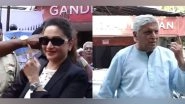 Entertainment News | Madhuri Dixit, Javed Akhtar Among Celebrities to Cast Their Ballot in Maharashtra Polls