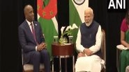 World News | PM Modi Holds Bilateral Talks with Dominica PM Roosevelt Skerrit in Georgetown