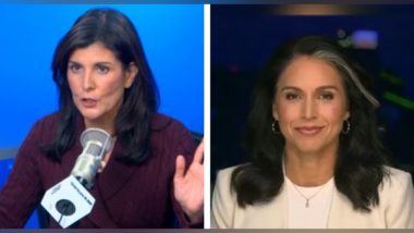 World News | Nikki Haley Opposes Appointment of Tulsi Gabbard as Director of National Intelligence, Calls Her Russian Sympathiser